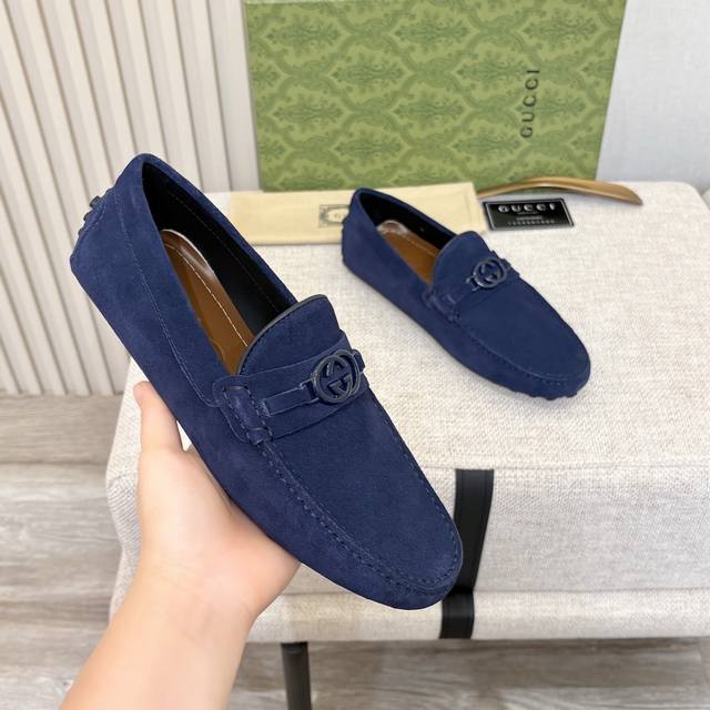 G brand men's driving shoes, 2025 official website synchronized, high-end qualit