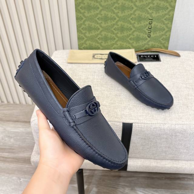 G brand men's driving shoes, 2025 official website synchronized, high-end qualit