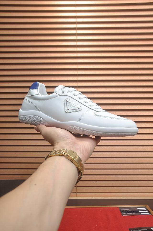 Factory Price P Prada Men's Shoes, High-End Brand: Latest Masterpiece 1:1 Replic