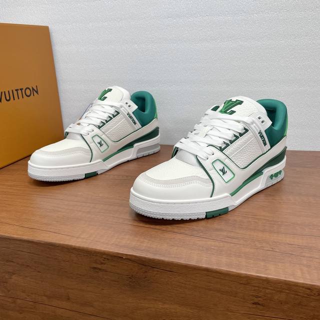 New LV Trainer Men's Sneakers - Shipped! This LV Trainer sneaker is crafted from