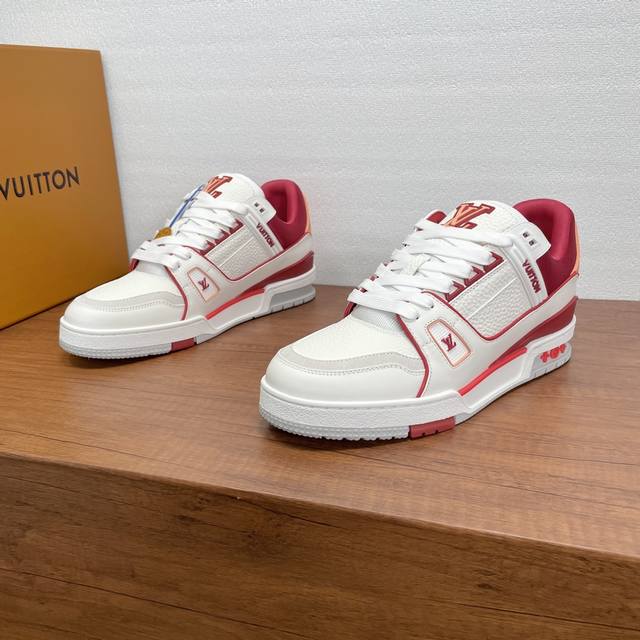 New LV Trainer Men's Sneakers - Shipped! This LV Trainer sneaker is crafted from