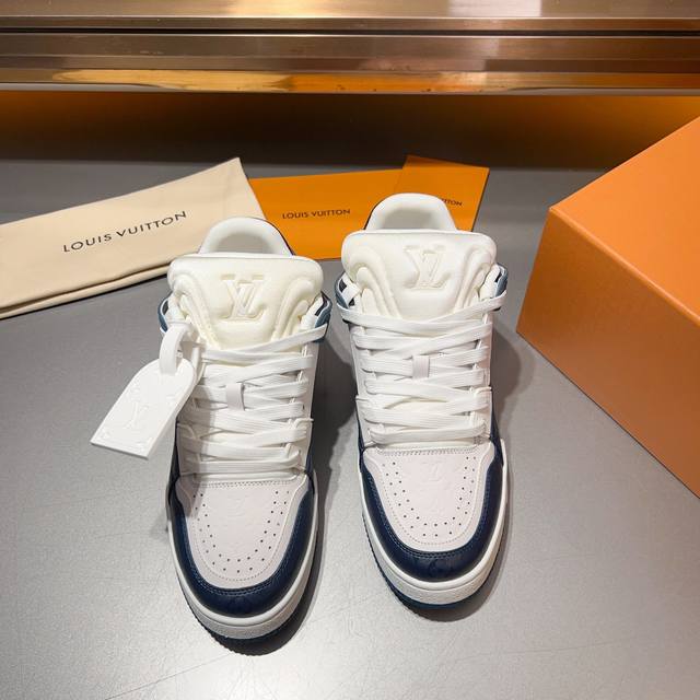 L.Vtrainer sneakers. This sneaker presents an innovative take on a classic model