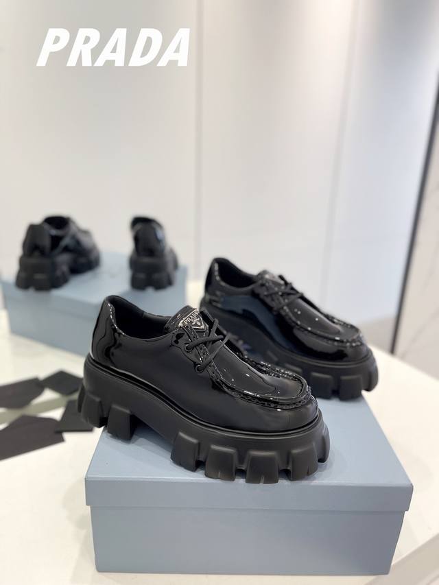 Factory Price Men's Size 10 Top-Tier Prada Couple Style Classic wheel-style plat