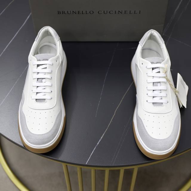 Factory Price: Brunello Cucinelli New Release Sneakers | Suede upper interprets