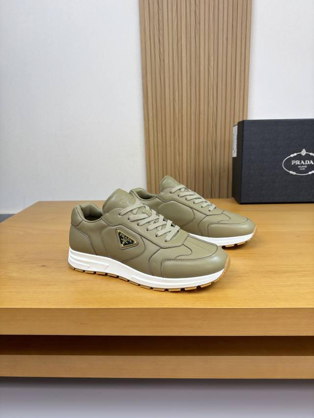 Prada - High-end quality original single casual sports shoes - Upper: Imported N