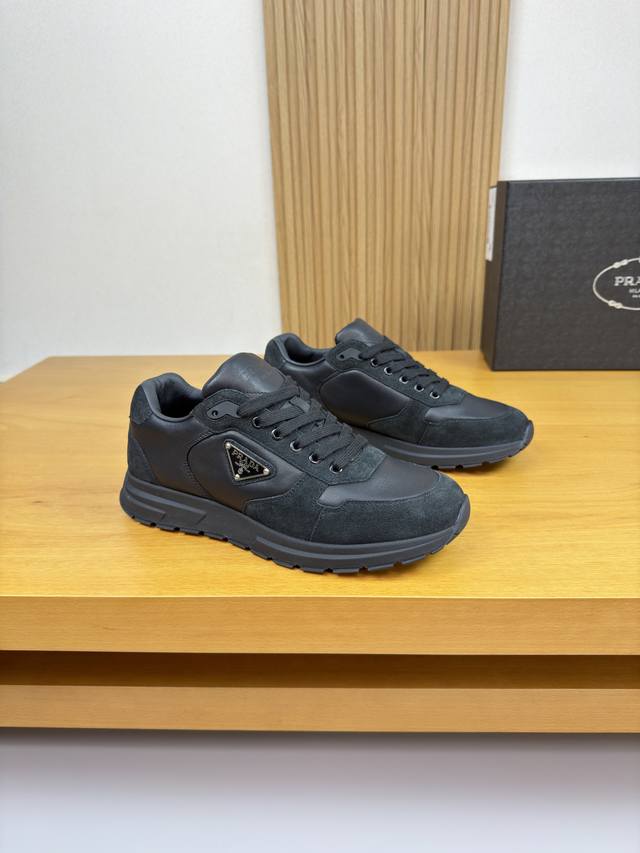 Prada - High-end quality original single casual sports shoes - Upper: Imported N
