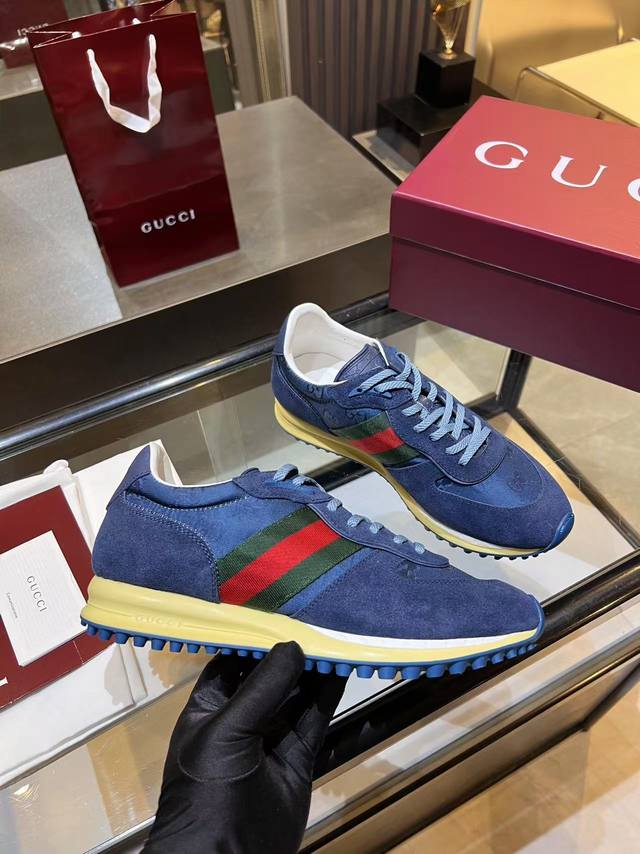 Gucci Re-Motion series platform casual sneakers, top-tier version, latest runway
