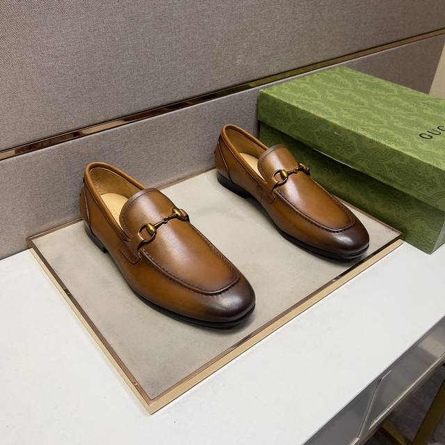 Factory Price Pp Gucci Men's Casual Leather Shoes 2025Z Store Release Sizes: 38-