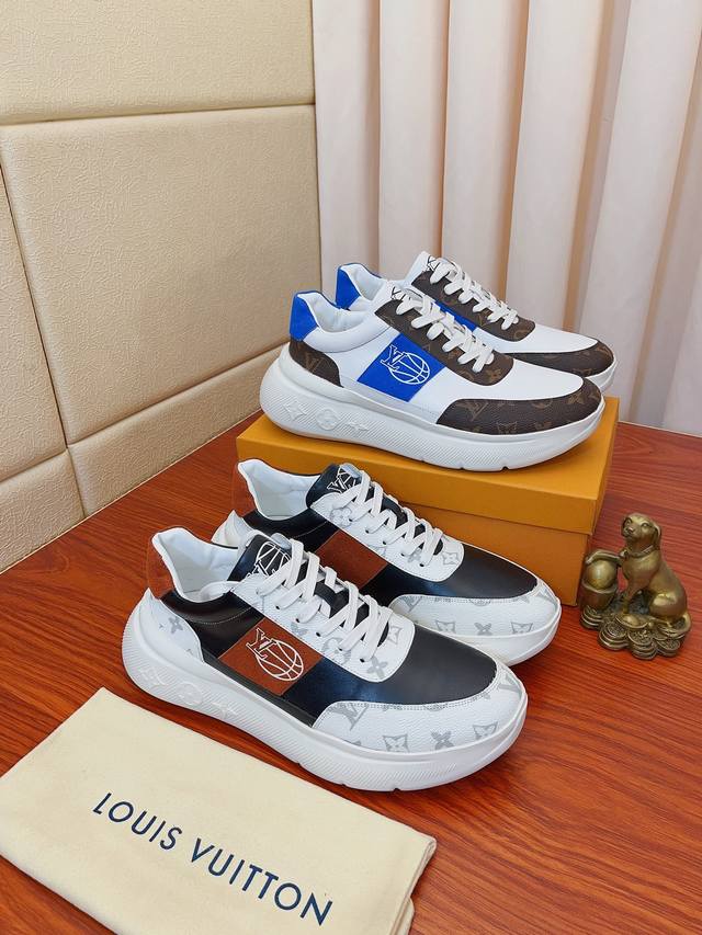 Price: High-quality, full-package Louis Vuitton casual sneakers with a bold, ava