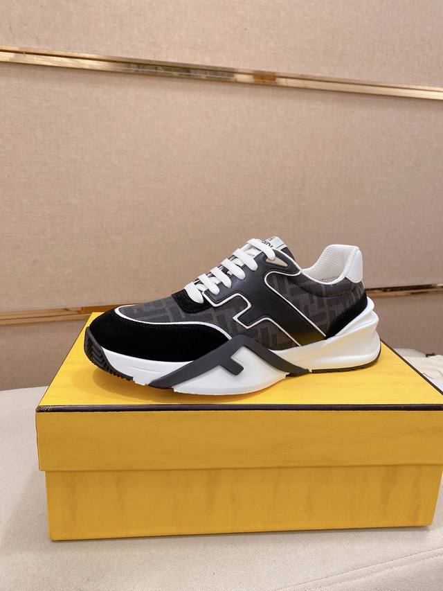 Factory Price Fendi 2025 New Color Series Sneakers Casual Sports Shoes Fd Match