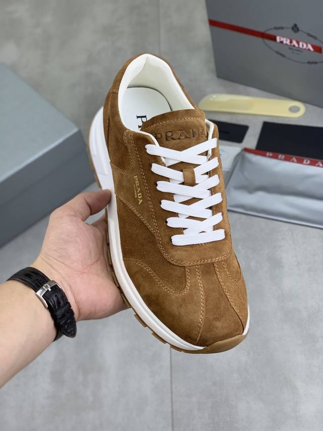 Factory direct price, high-quality Prada classic men's shoes, latest official re