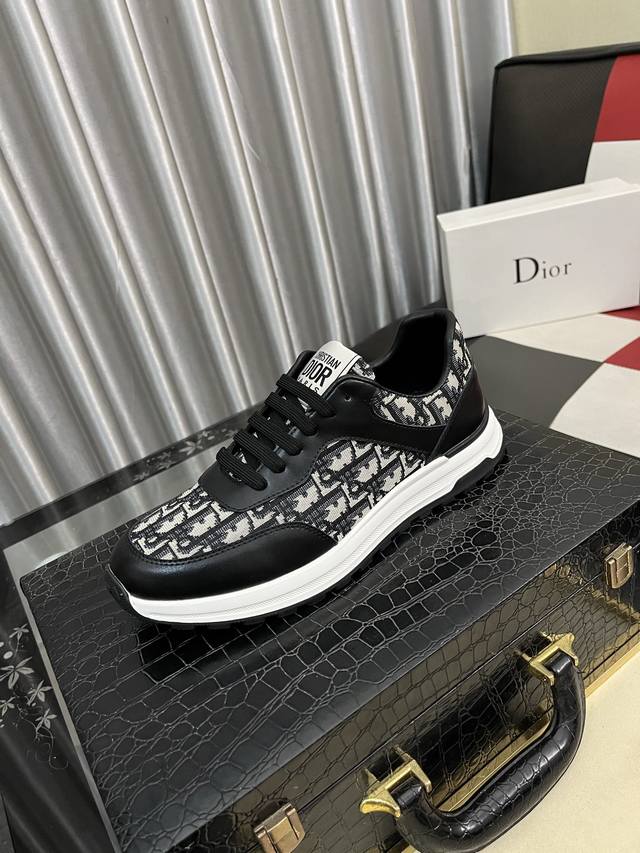 Factory Price: Dior 2025 Original Dior Lace-up Low-top Men's Classic Casual Shoe
