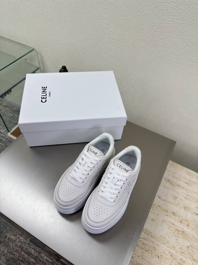 New Element Thick Sole Celine 25Ss Early Autumn Sports Shoes Premium Style Arc d