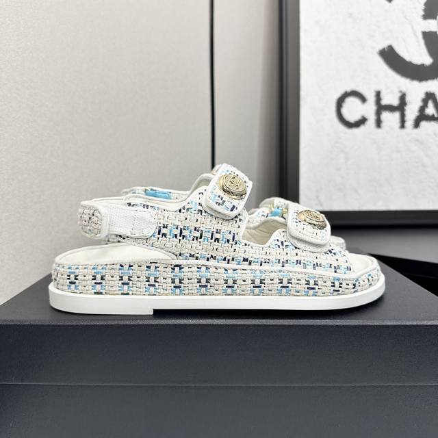 2025 Spring/Summer New Fabric Velcro Beach Sandals - New Colors Available!