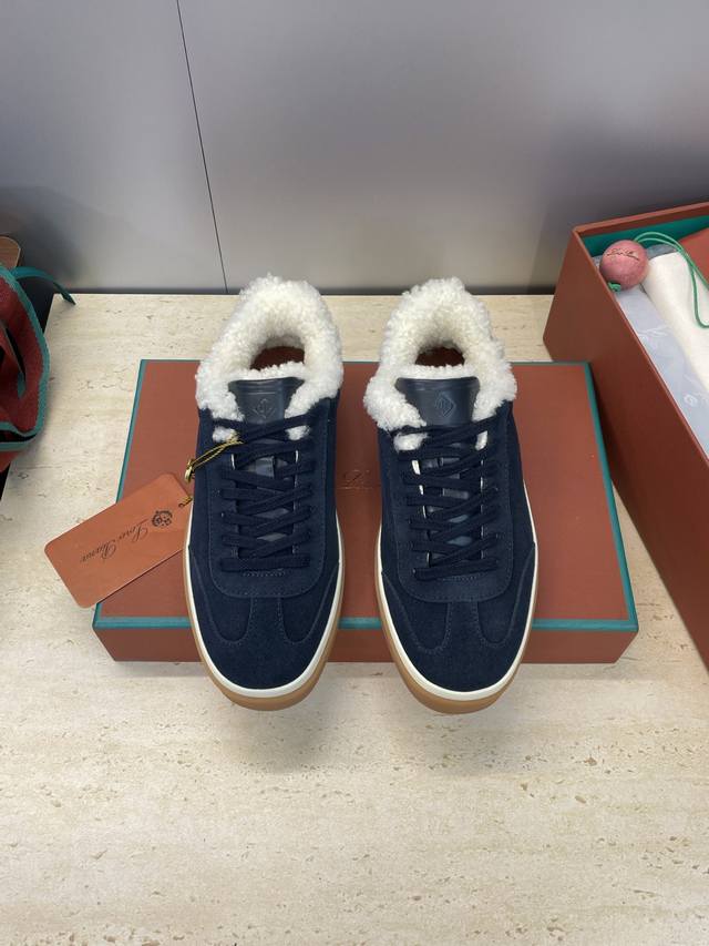 Factory Price P Loro Piana 2025 Autumn/Winter New Tennis Walk Series Couple Casu