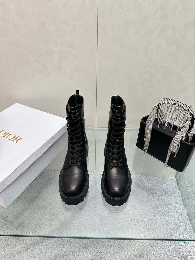 Factory Price: Miss Dior Embroidered Ankle Boots, 2025 Autumn/Winter, Latest Col