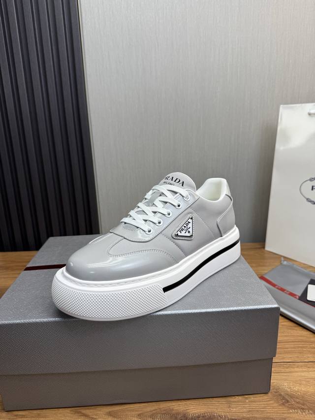 Factory direct price Prad* Prad men's shoes, 1:1 replica of official website, im