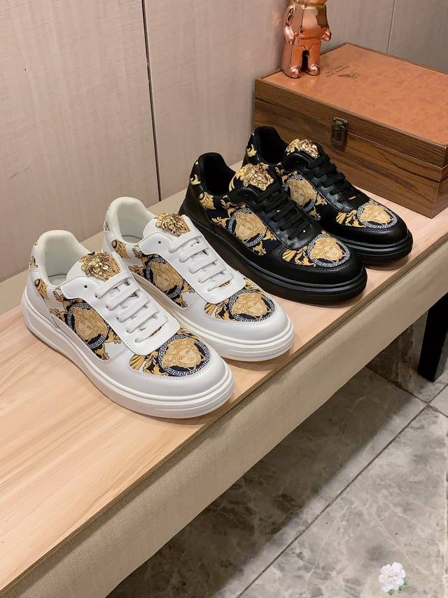 New Arrival: Factory direct Versace* latest hot-selling casual shoes, top-tier l