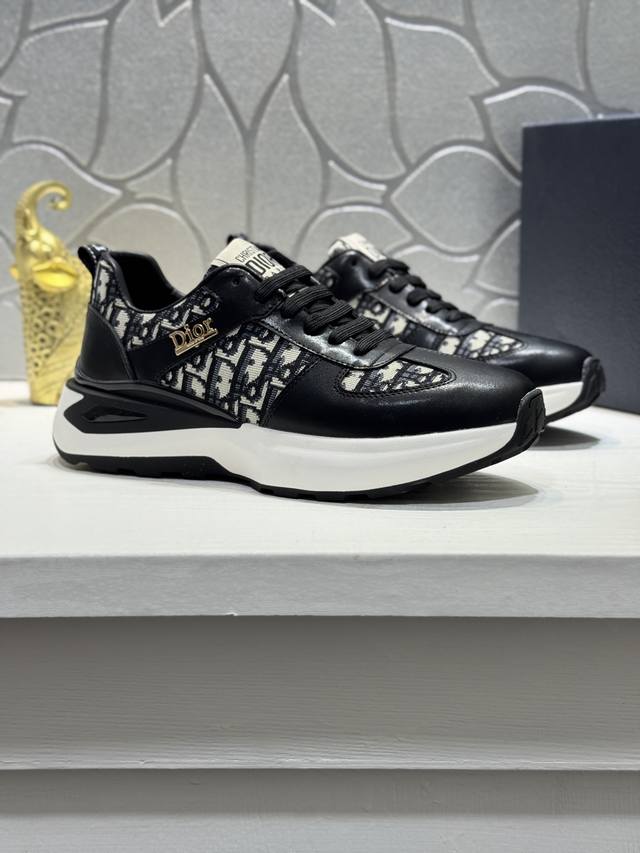 Dio* Dior Sports Shoes Official Website Latest Casual Fashion High-Top Men's Sho