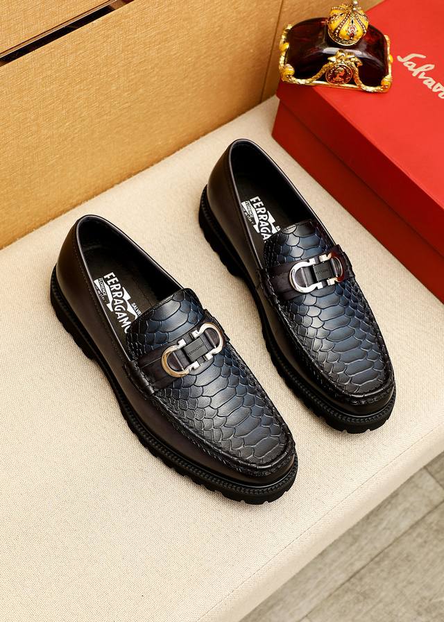 Product Trademark: Ferragamo Casual Leather Shoes True to Size: 38-44, 45-46 (Cu