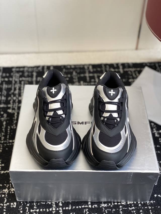 Smfk Niche Trendy Brand Hot Selling Design Embossed Platform Sneakers/Casual Sho