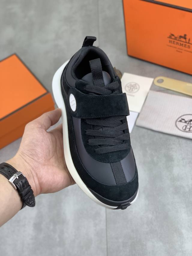 Factory direct price, top-tier original Hermes Drift Sneaker, autumn new casual