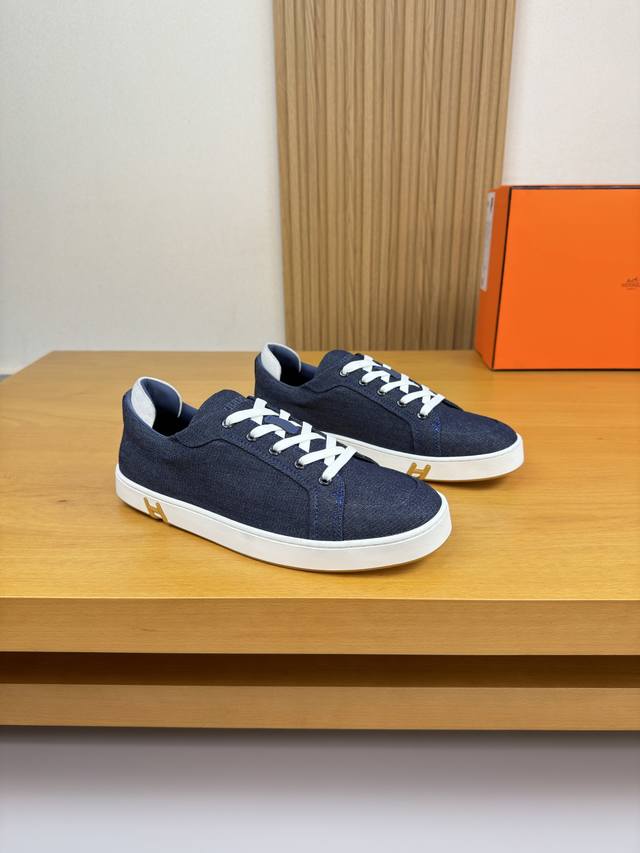 Hermes - High-end quality original single casual sports sneakers - Upper: Brand