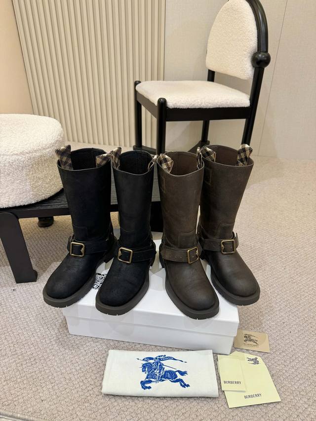 Price: Burberry's 2025 hot-selling equestrian riding boots are here! Made from c