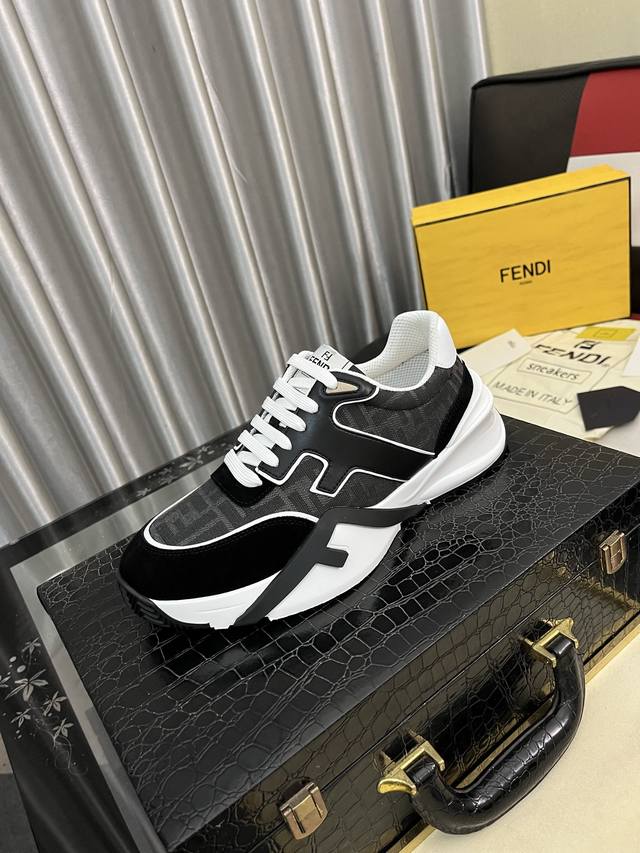 Factory Price: Fendi unique modern style sneakers. Casual shoes imported from It