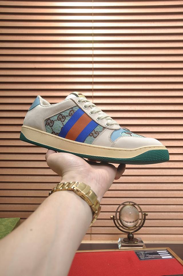 Factory Price P Gucci High-End New Limited Edition Couple Sneakers! All material