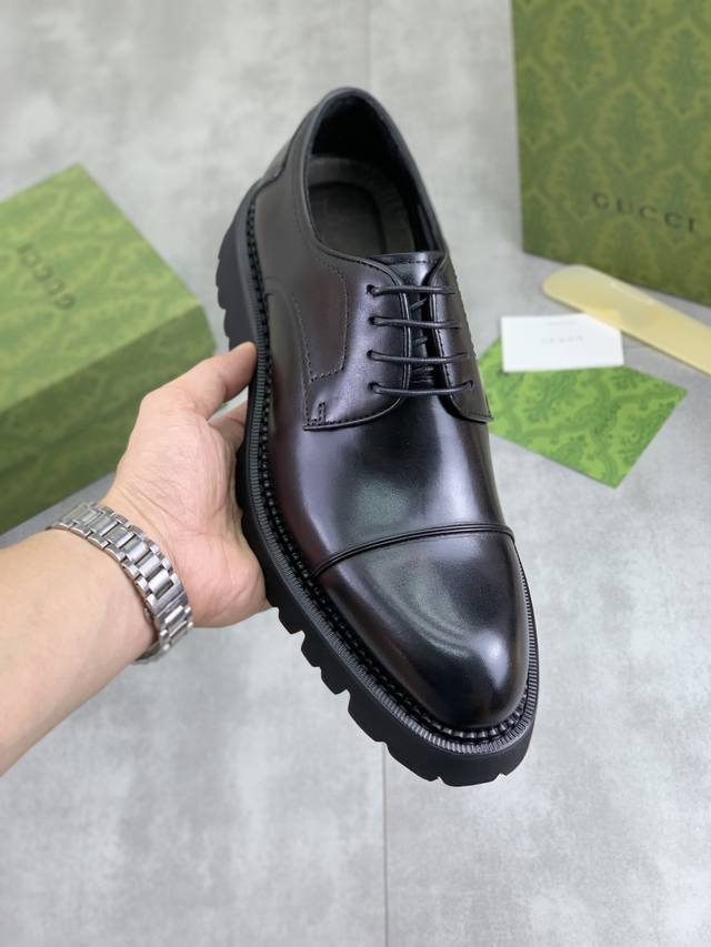 Factory direct price, genuine Gucci high-end men's formal business leather shoes