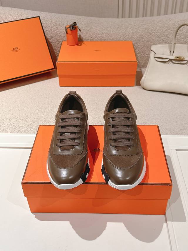 Factory Price Hermes Top Version# Hermes Classic Couple Casual Sneakers These ca
