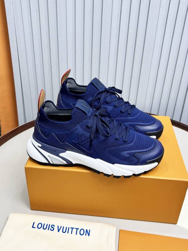Factory direct price. Louis Vuitton Runner Tatic series platform casual athletic