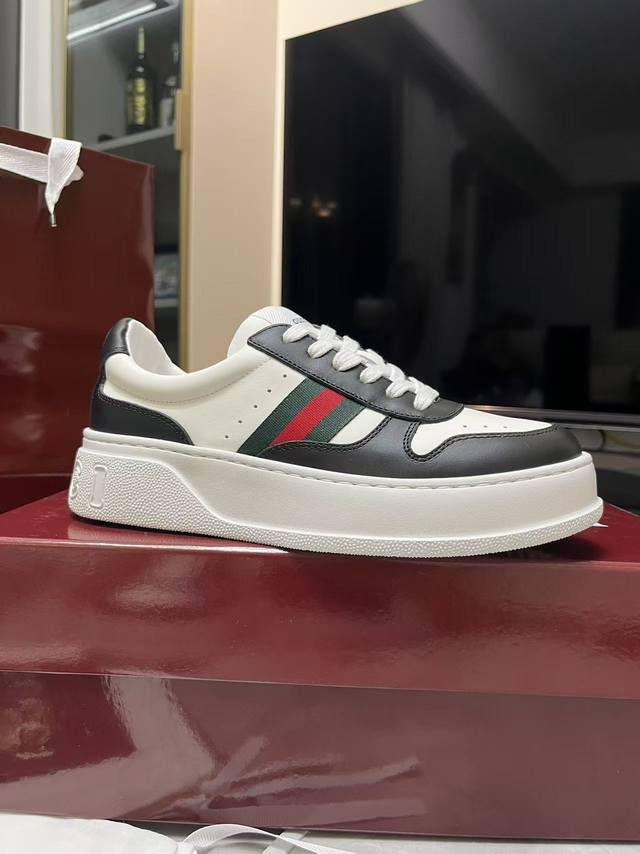 Gucci Platform Casual Shoes | A Clash of Style and Luxury When the classic red a