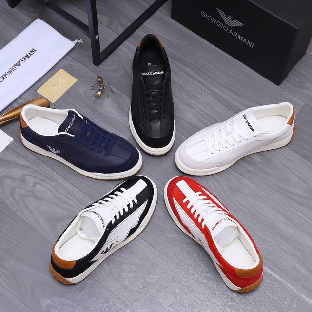 Product Trademark: Armani Casual Shoes True to Size: 38-44 Material: Selected co