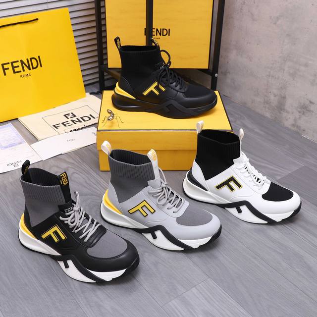 Product Trademark: Fendi Casual Shoes True to Size: 38-45 Size 45 is custom-made