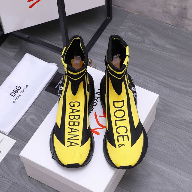 Product Trademark: Dg Dolce & Gabbana Couple High-Top Casual Shoes True to Size: Product Trademark: Dg Dolce & Gabbana Couple High-Top Casual Shoes True to Size: