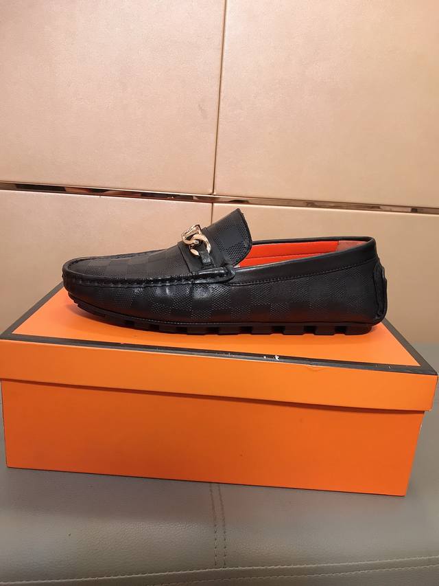 Factory direct price Louis Vuitton new men's casual loafers, imported cowhide em