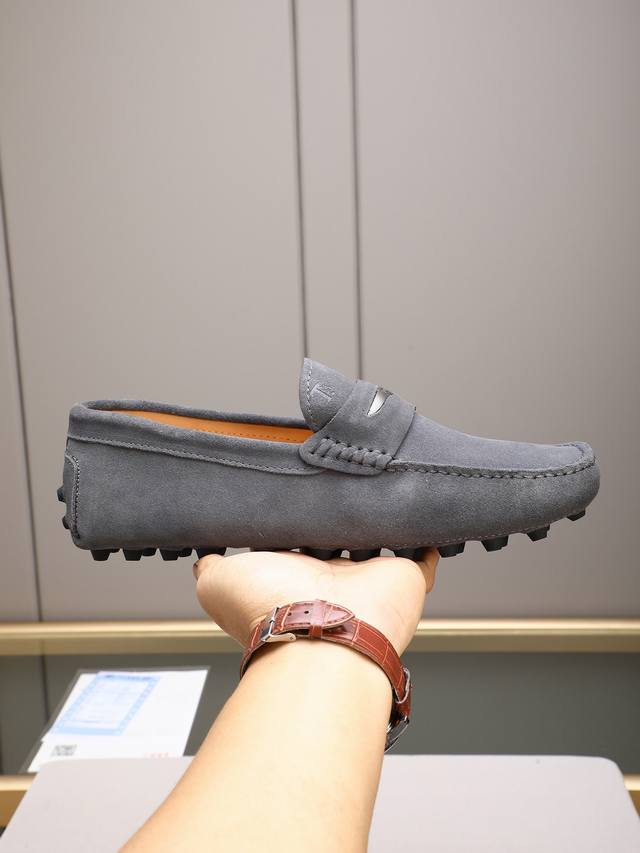 Tod's premium classic men's driving shoes, same style as the official website, h