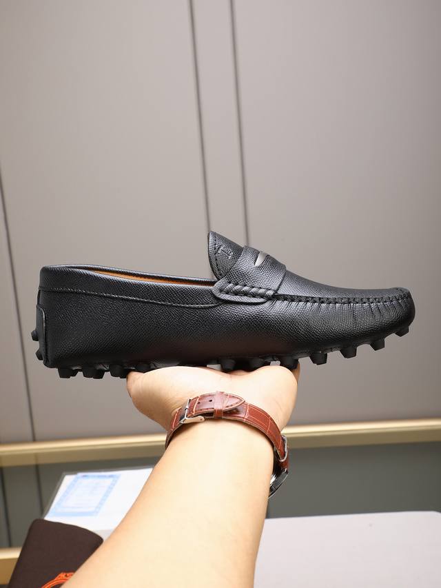 Tod's premium classic men's driving shoes, same style as the official website, h