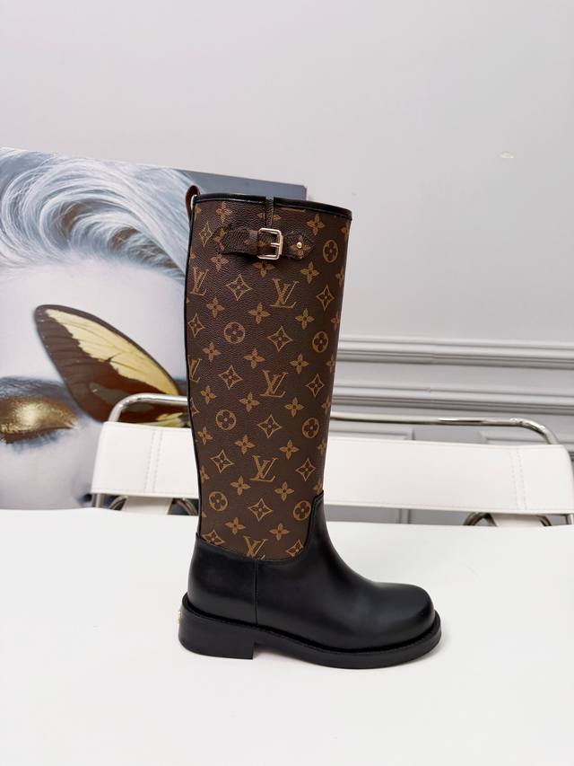 Louis Vuitton 2025 Fall/Winter High-End Custom Riding Boots