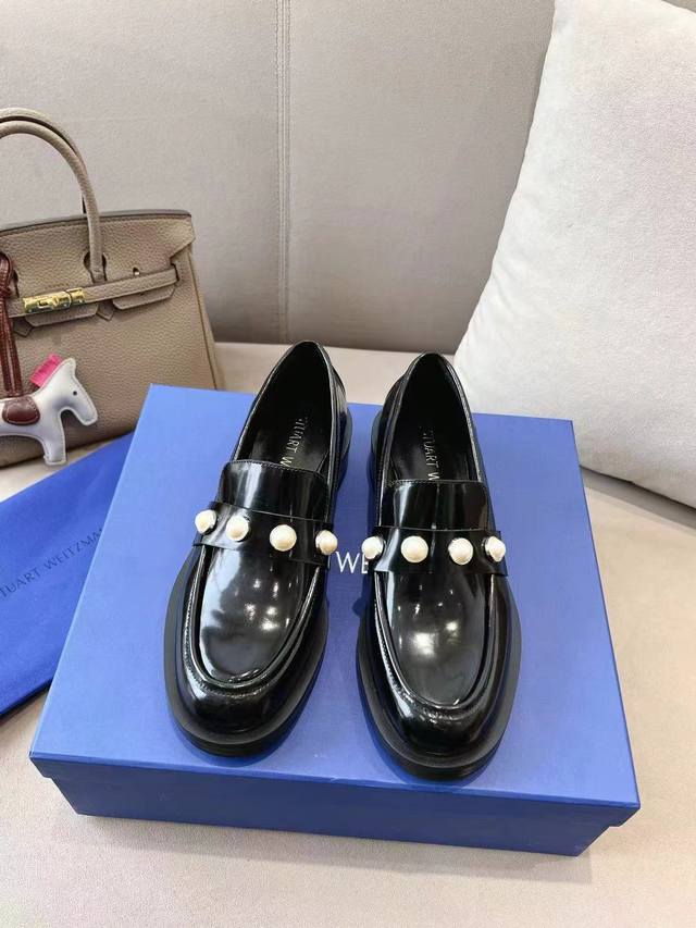 Sw Early Spring New Loafers: Classic luxurious patent leather craftsmanship inje