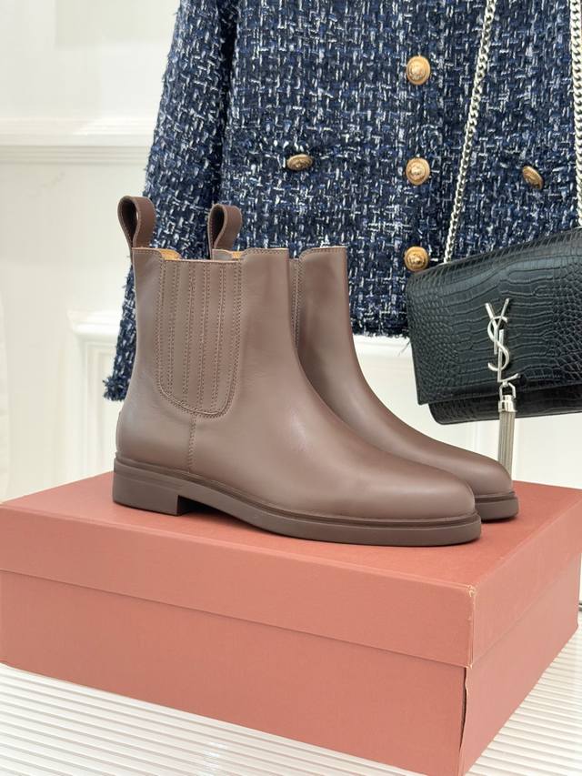 Factory Price Loro Piana Lp60Wf Autumn/Winter New Retro Minimalist Chelsea Boots