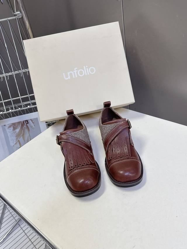 Unfolio, a niche brand, presents their latest Eloise monk strap loafers. Made wi