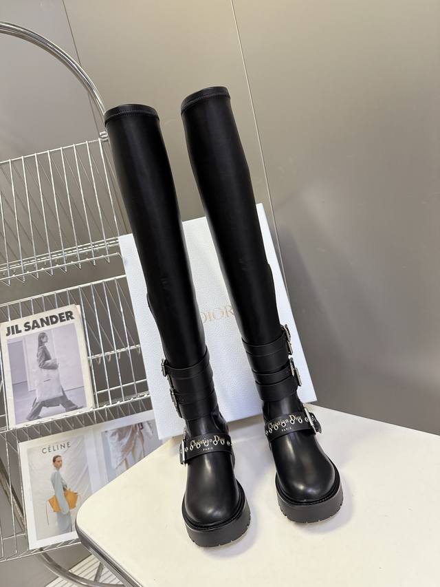 Dior Fall/Winter Latest Runway Punk-Style Strappy Boots (Ddd) So many celebritie