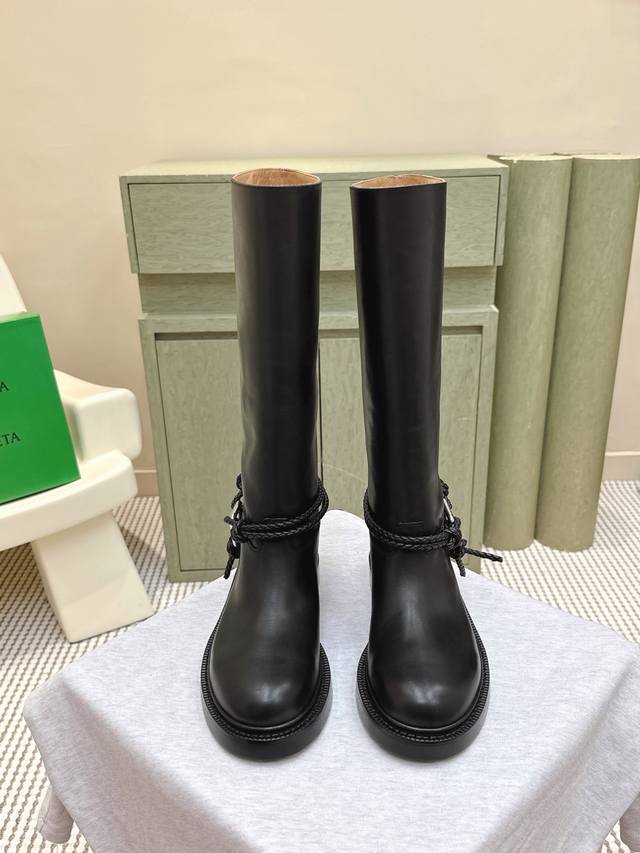 High-quality reseller | 0672 Bottega Veneta slip-on trendy riding boots, high-to High-quality reseller | 0672 Bottega Veneta slip-on trendy riding boots, high-to