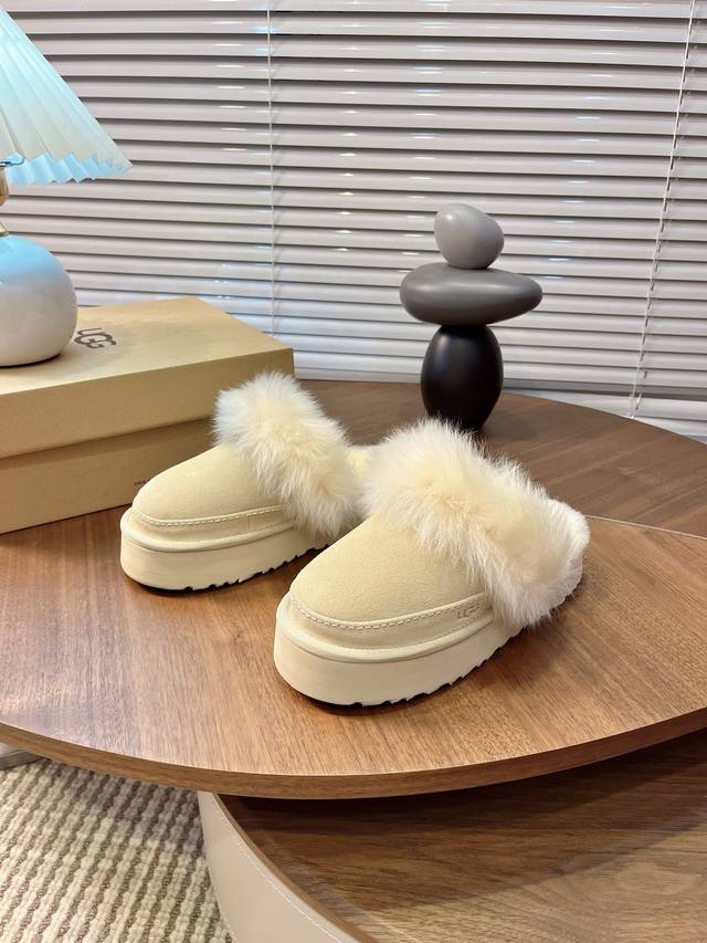 Ugg Titzcourt Autumn/Winter New Women's Casual Classic Furry Slippers Ugg's new