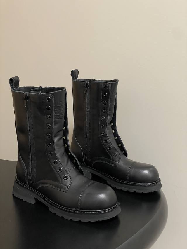 Men's 10 25 Autumn/Winter New Balenciaga 25Fw Couple Style Platform Loafers Moto