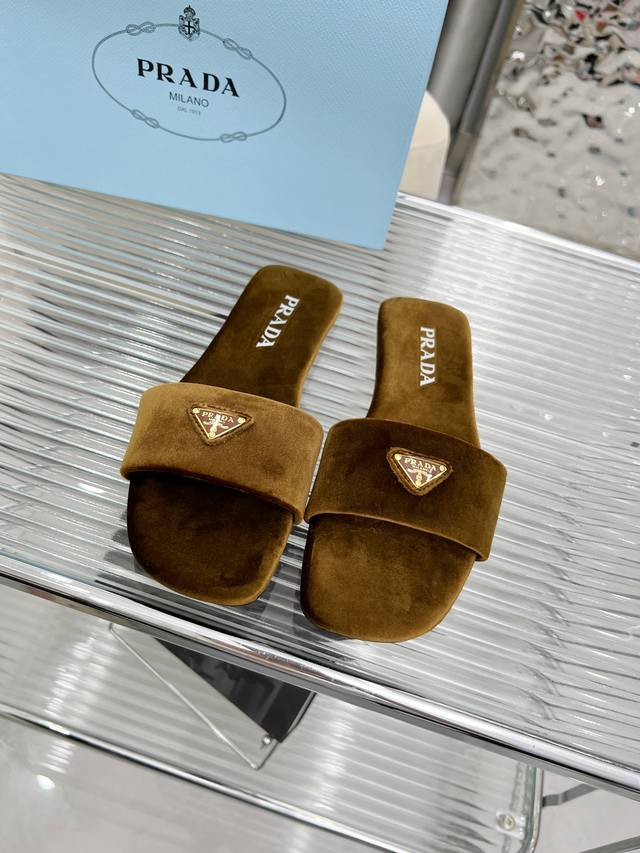 Top-tier market version 2660Ss Prada triangle logo, top quality, combining elega