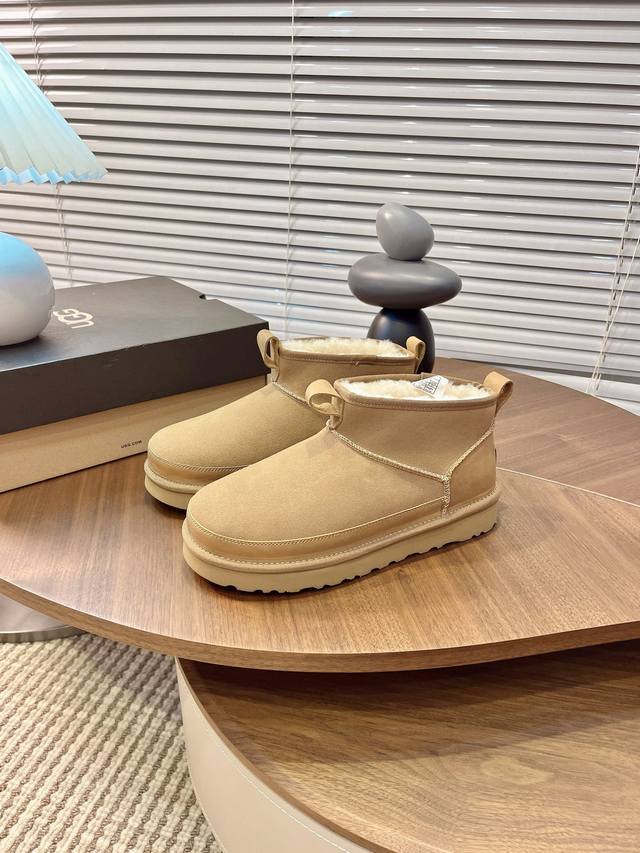 Ugg Autumn/Winter Men's Furry Shoes, Men's Snow Boots, Men's Shoes, Casual Comfo